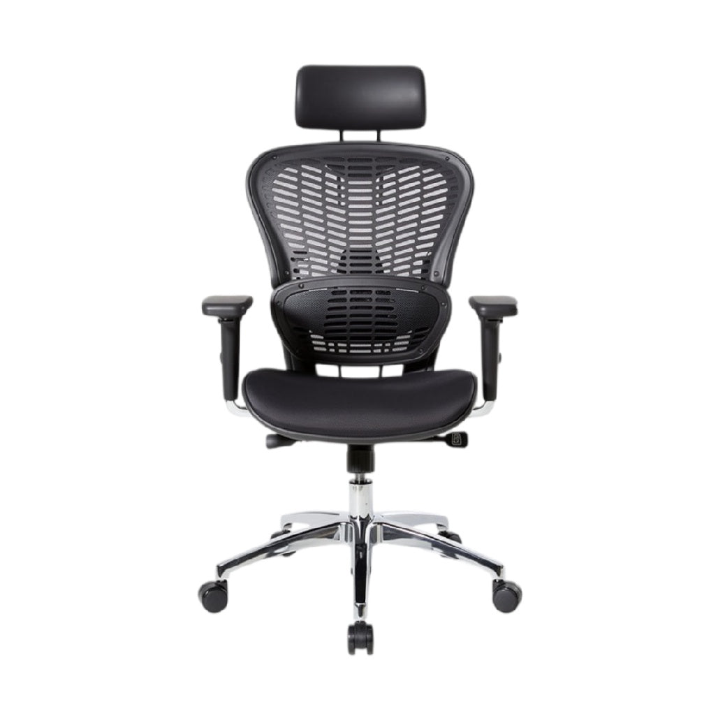 **Ergonomische Bureaustoel met Lendensteun en Ademend Rugnet**